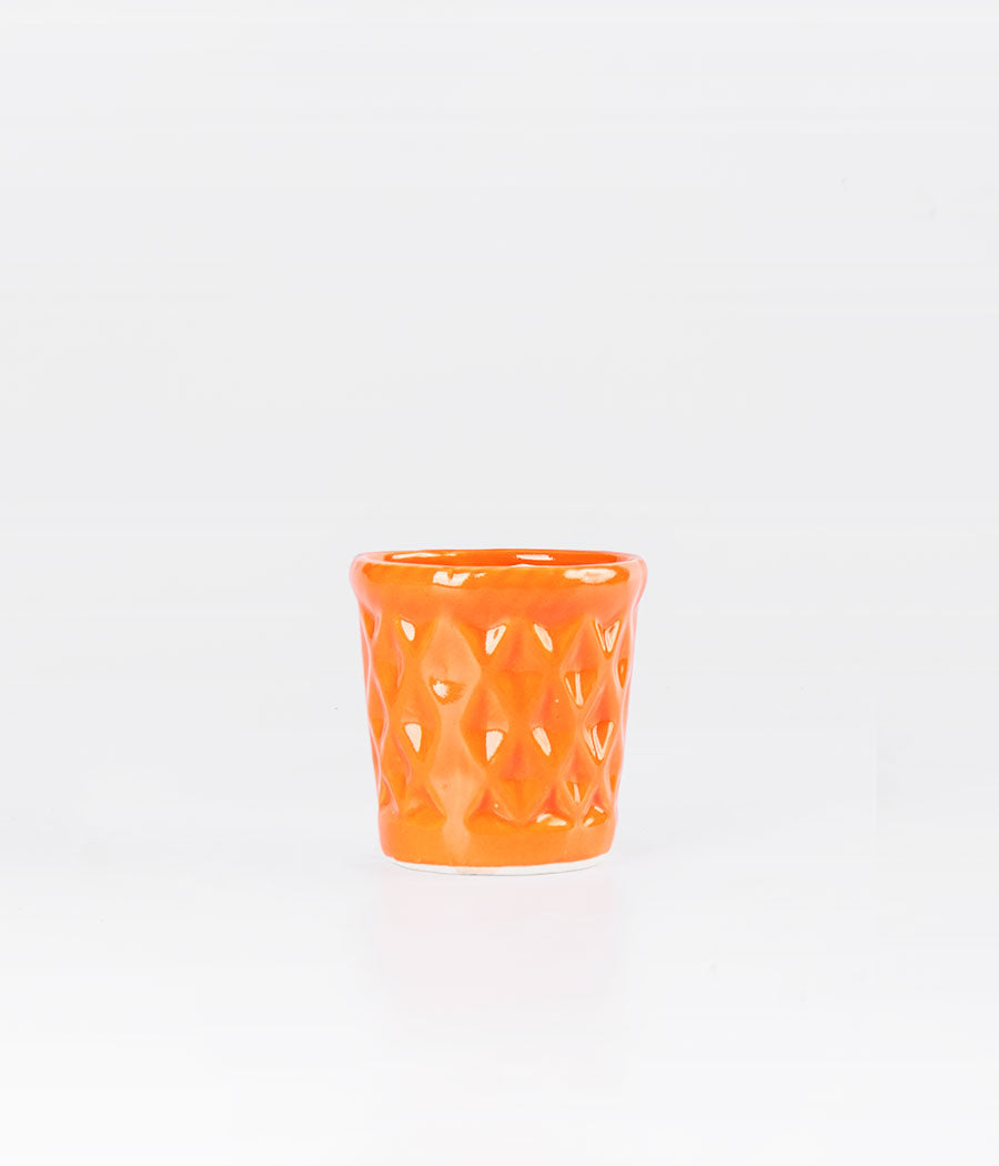 Orange Diamond Shaped Indoor Planter Online