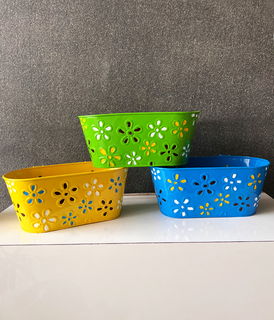 Chikankari Plant Holder