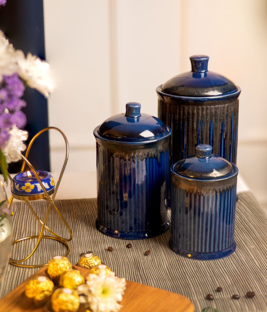 Blue Sisters Jar Set