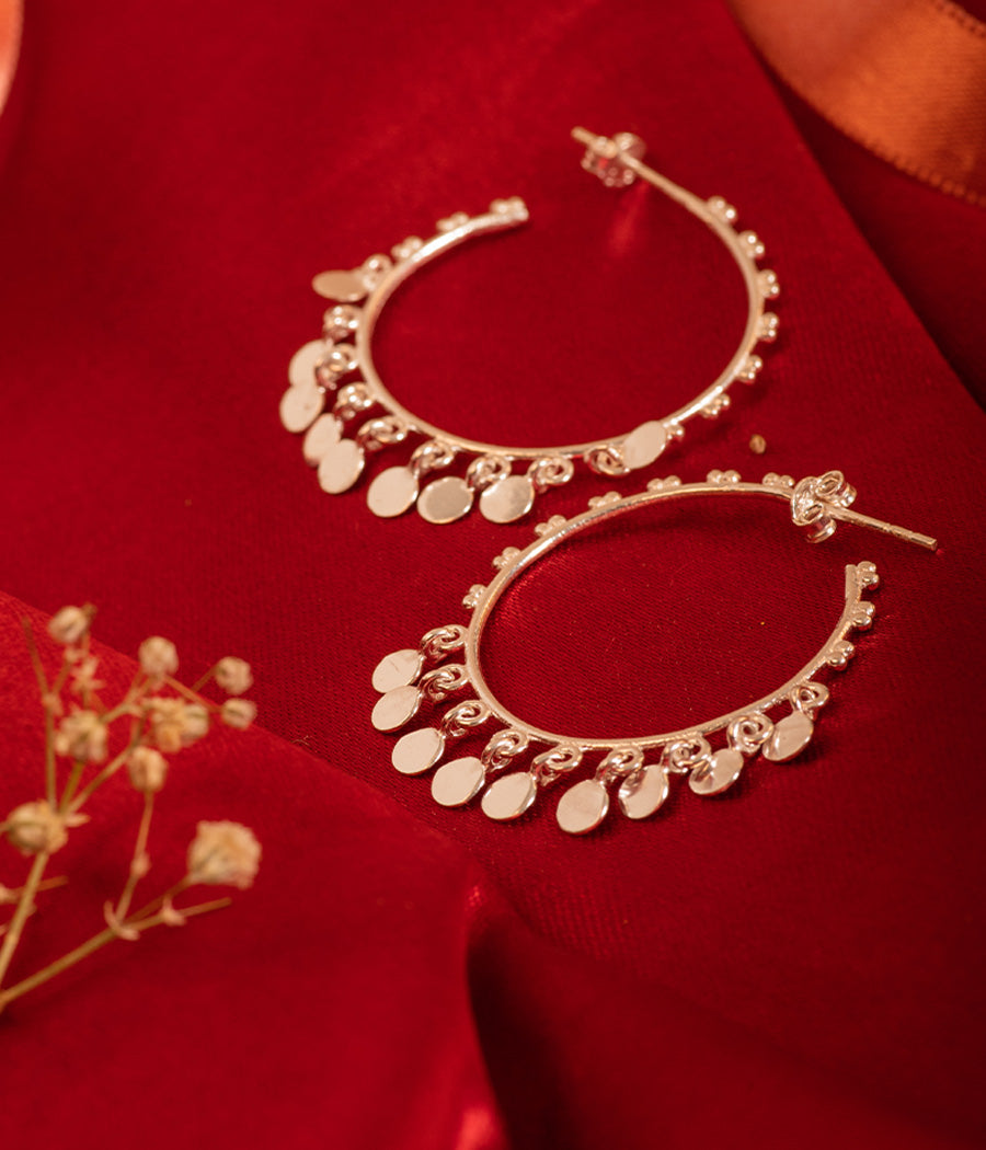 Silver Chandbali Handcrafted Earings