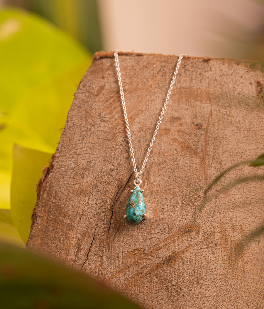Turquoise Silver Necklace