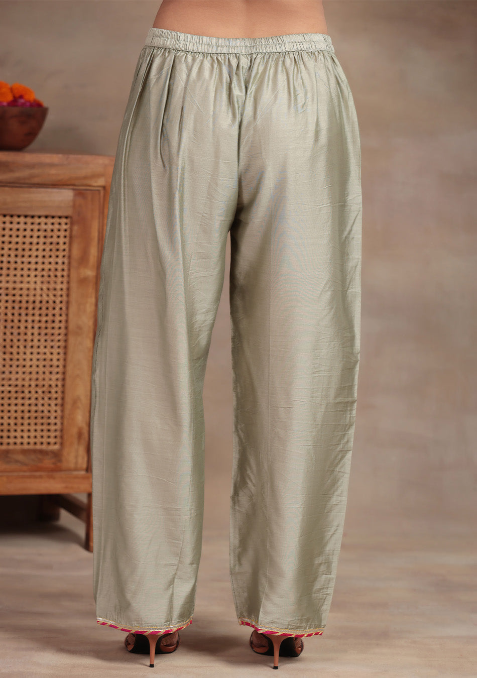 Pearl Glow Embroidered Suit Set