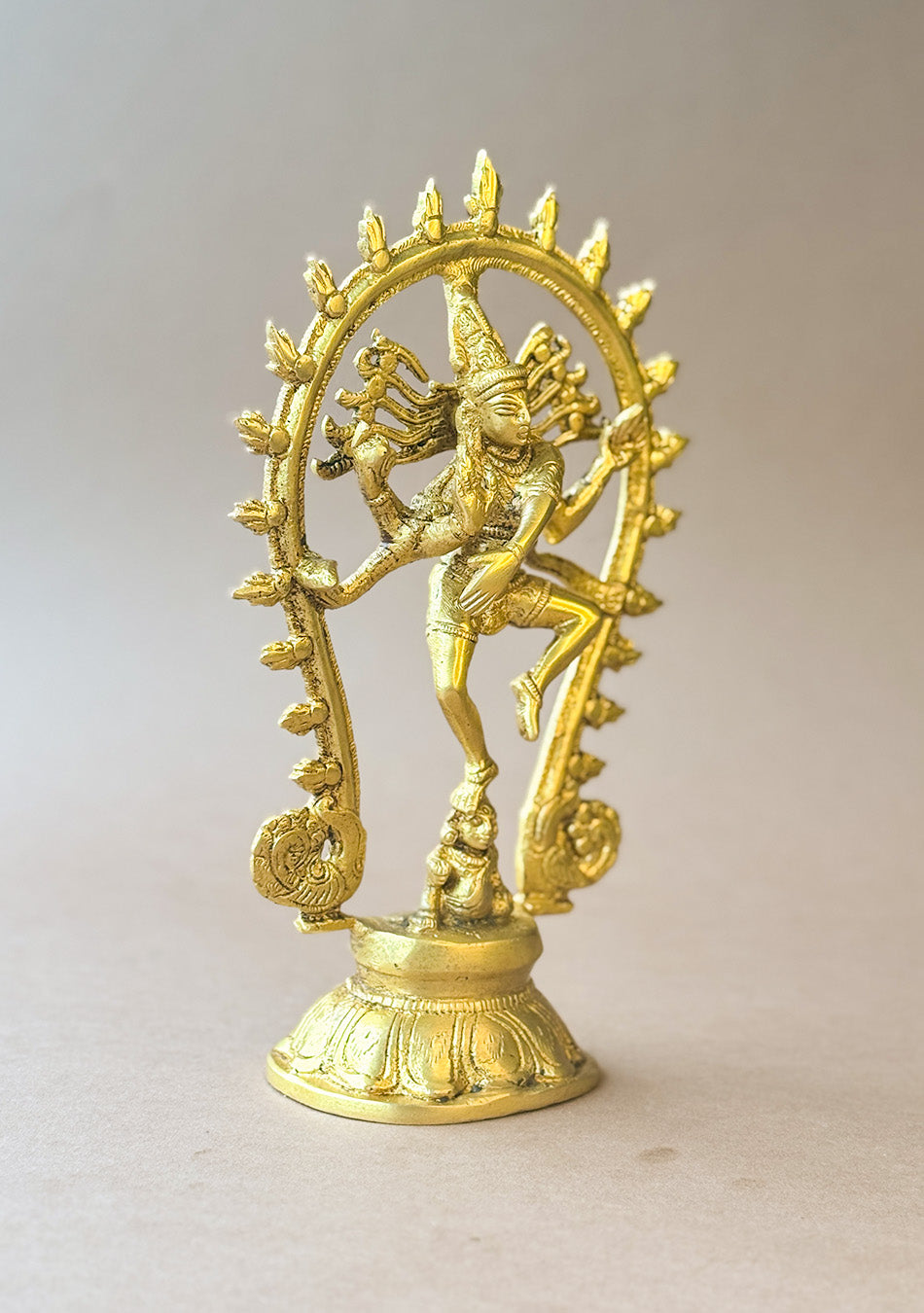 Antique Brass Shiva Nataraj
