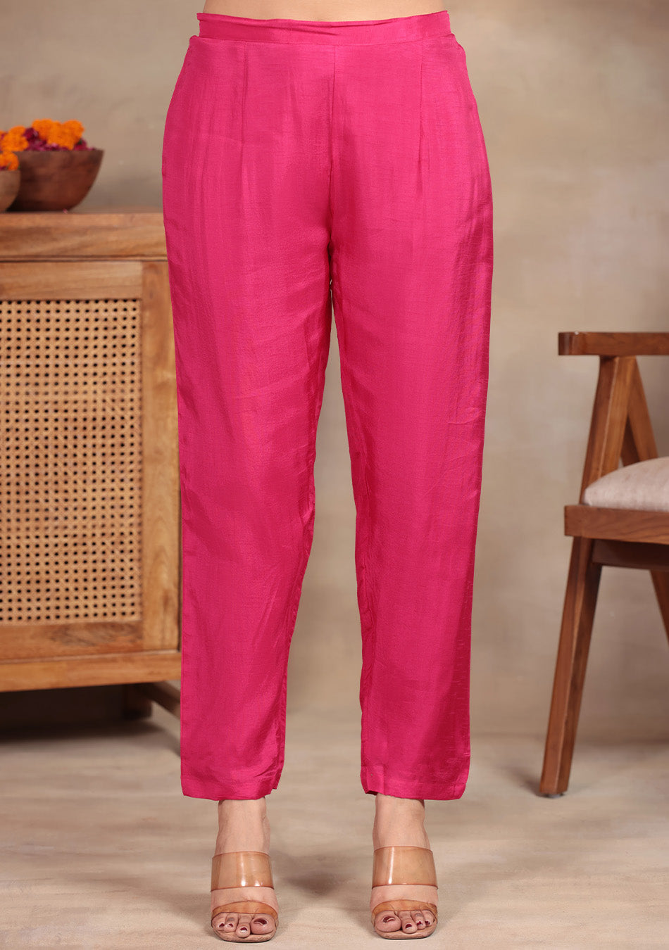 Rose Radiance Embroidered Suit Set