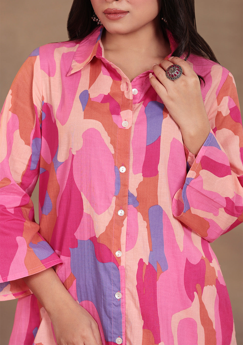 Radiant Brushstroke Co-ord Set
