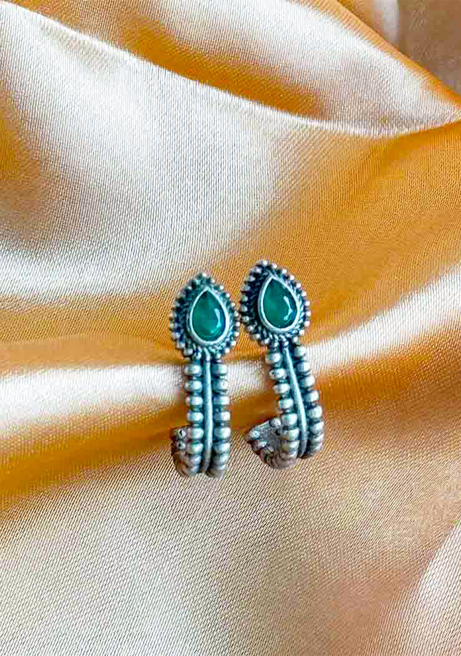 Jade Hug Studs