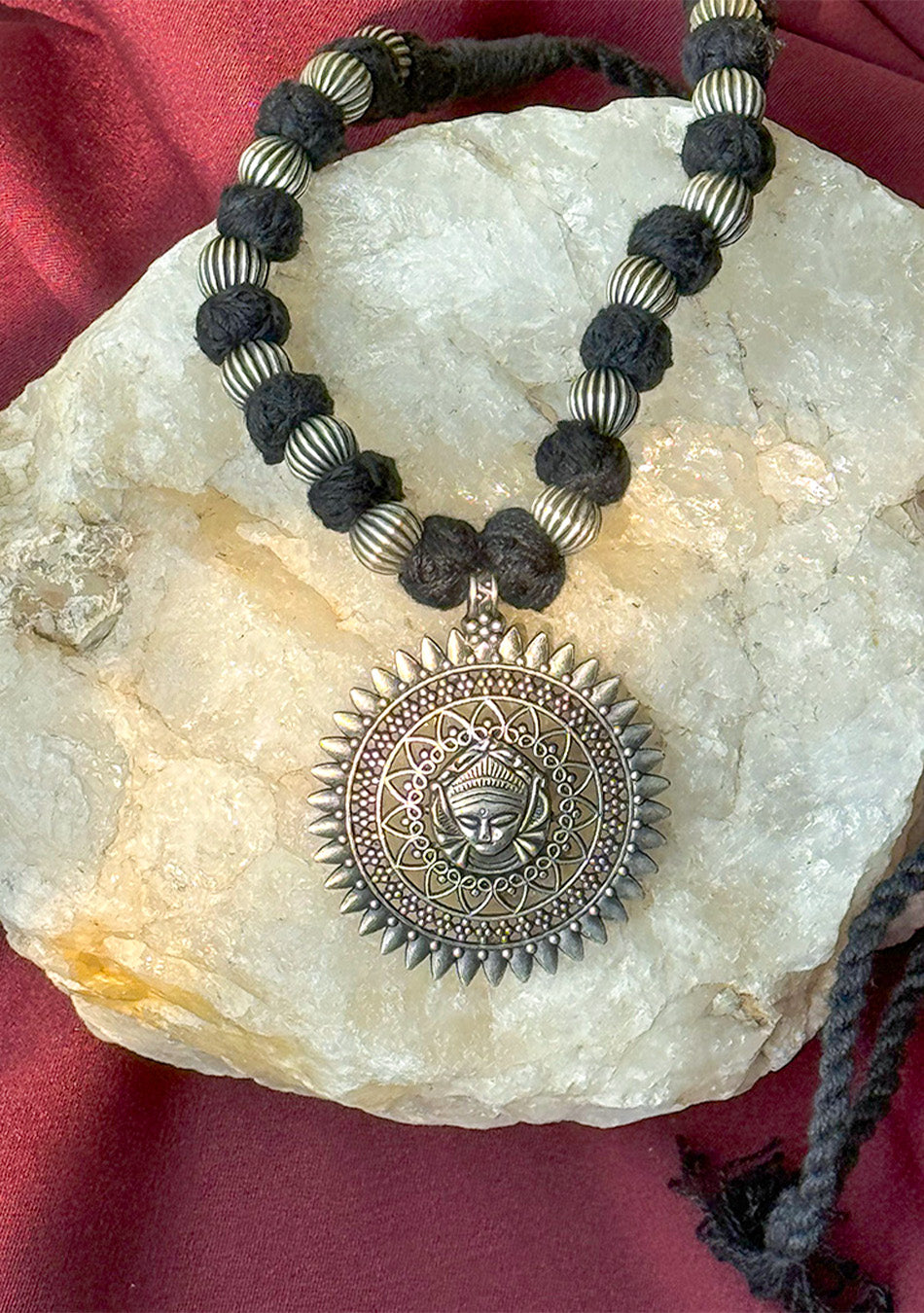 Sun-Kissed Visage Necklace