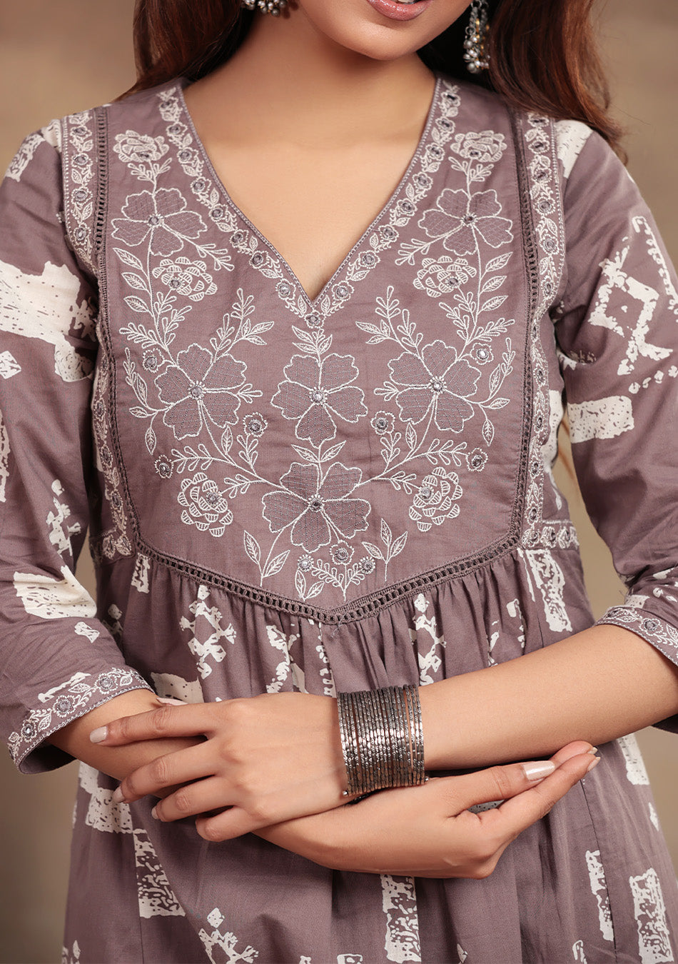 Mocha Grace Suit Set