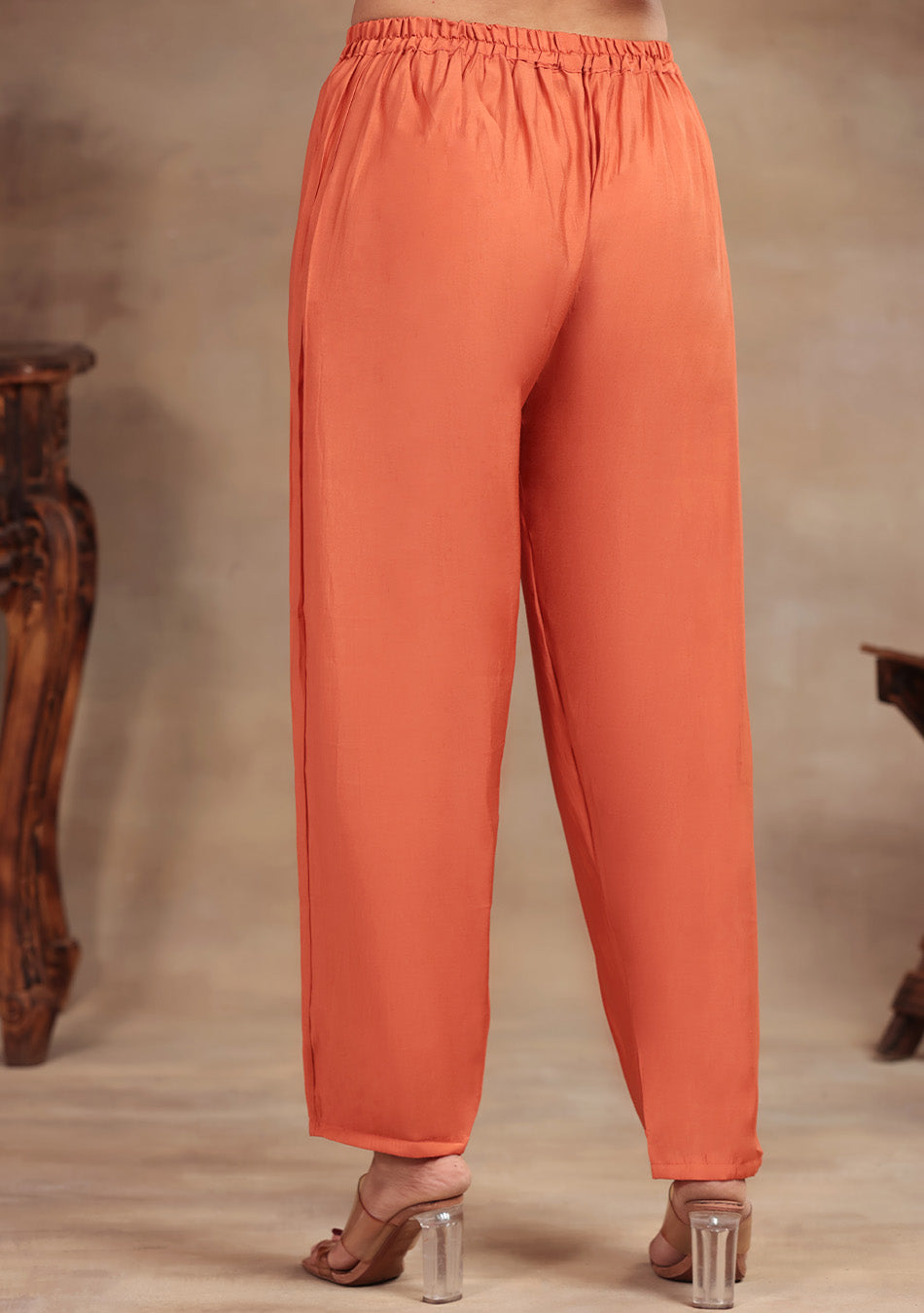 Peach Elegance Suit Set