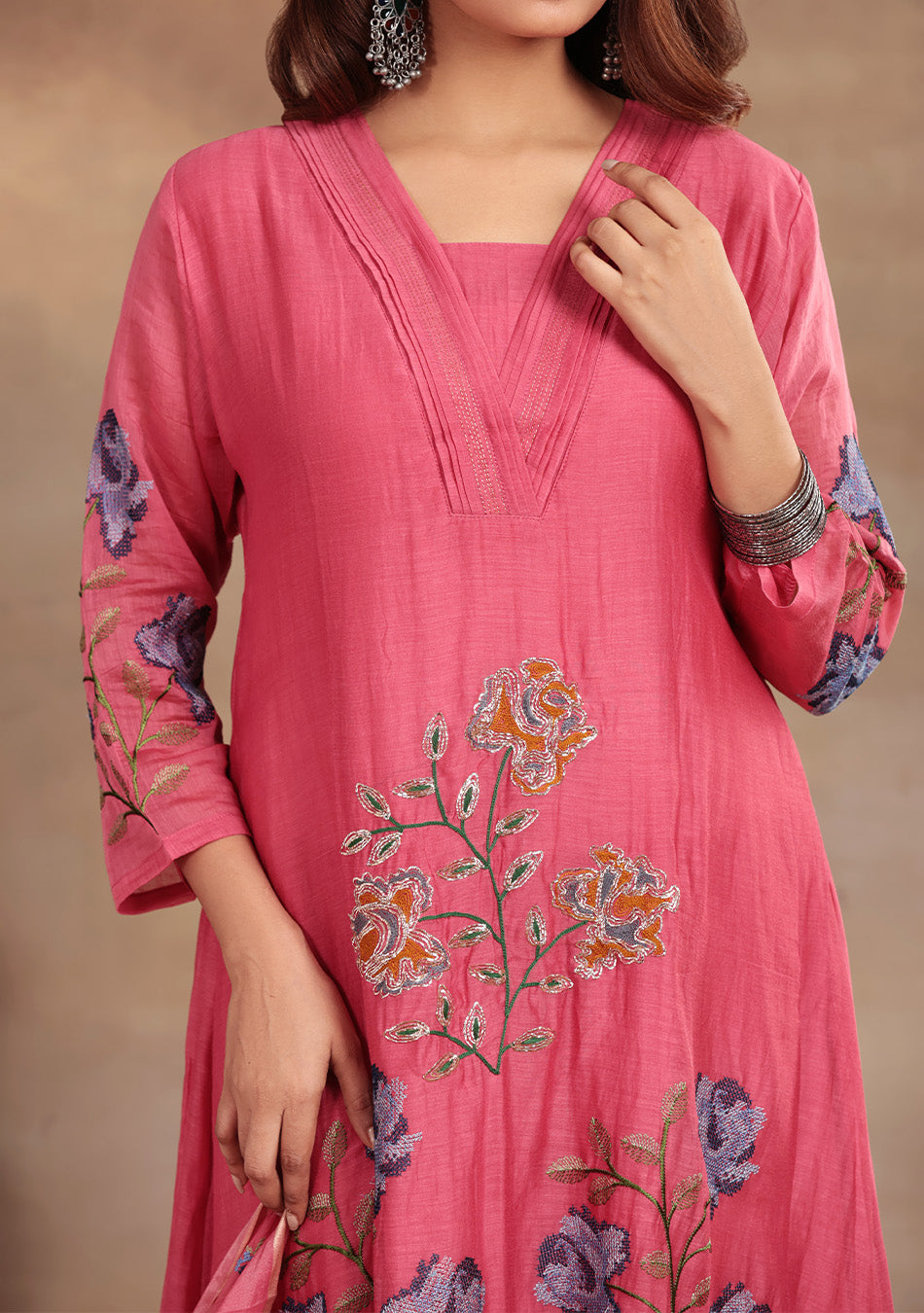 Rosette Charm Suit Set