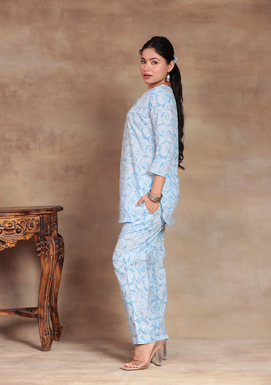 Sky Serenity Night Suit