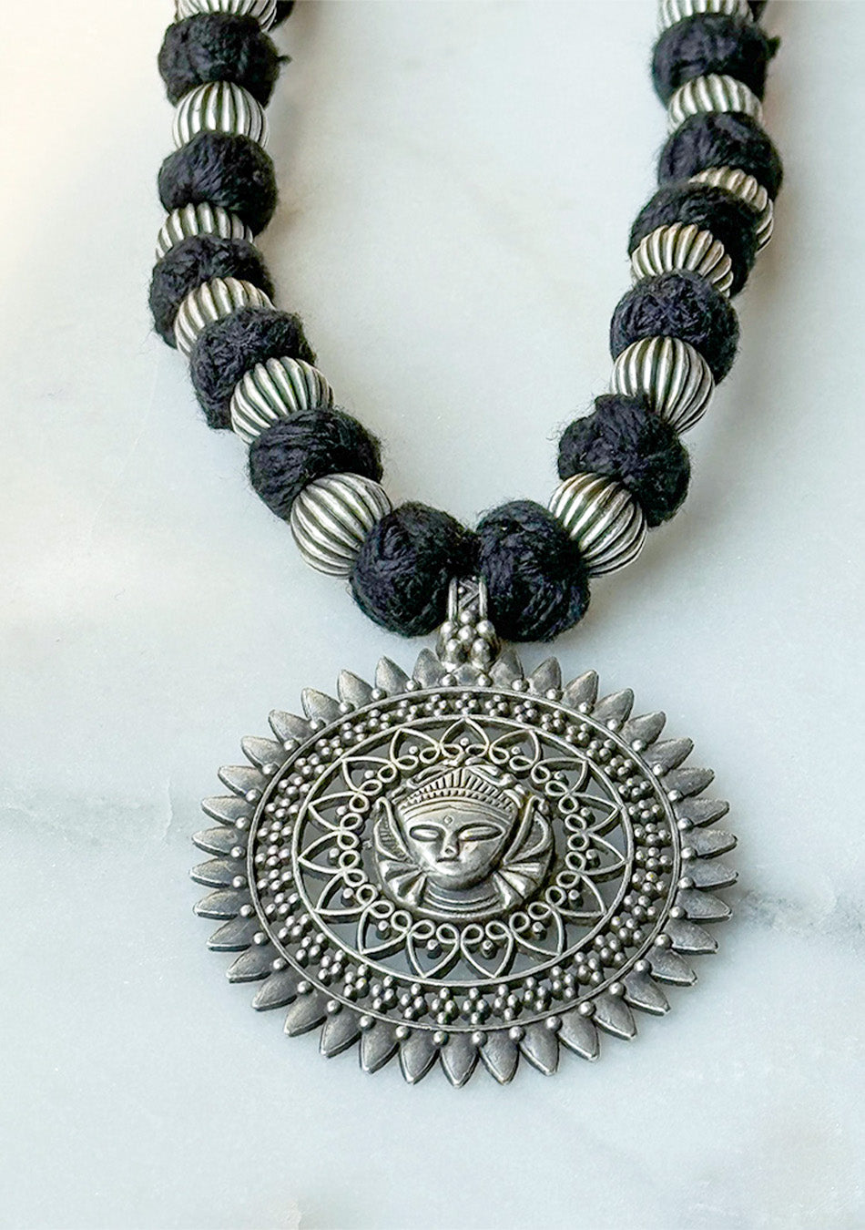 Sun-Kissed Visage Necklace