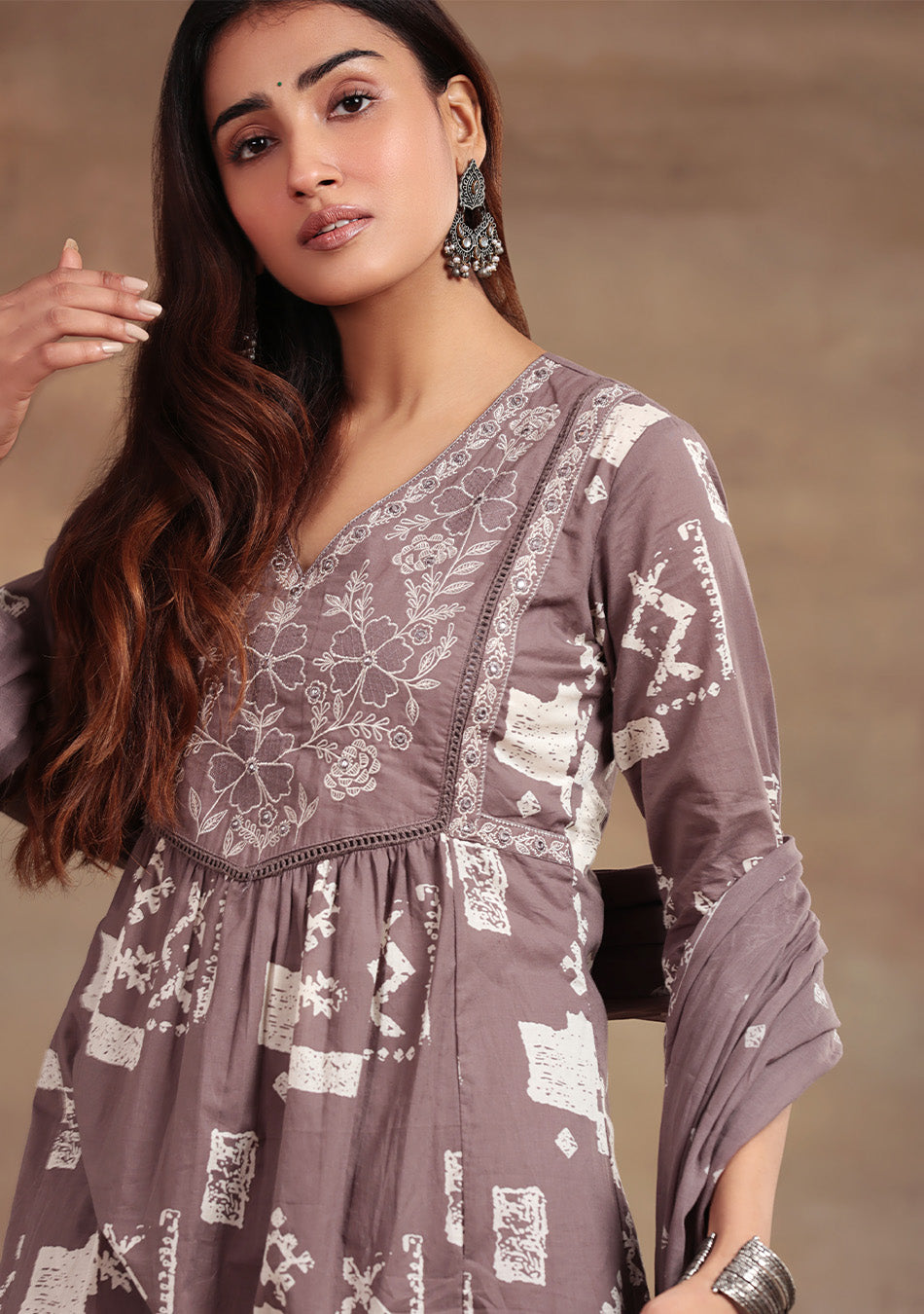 Mocha Grace Suit Set