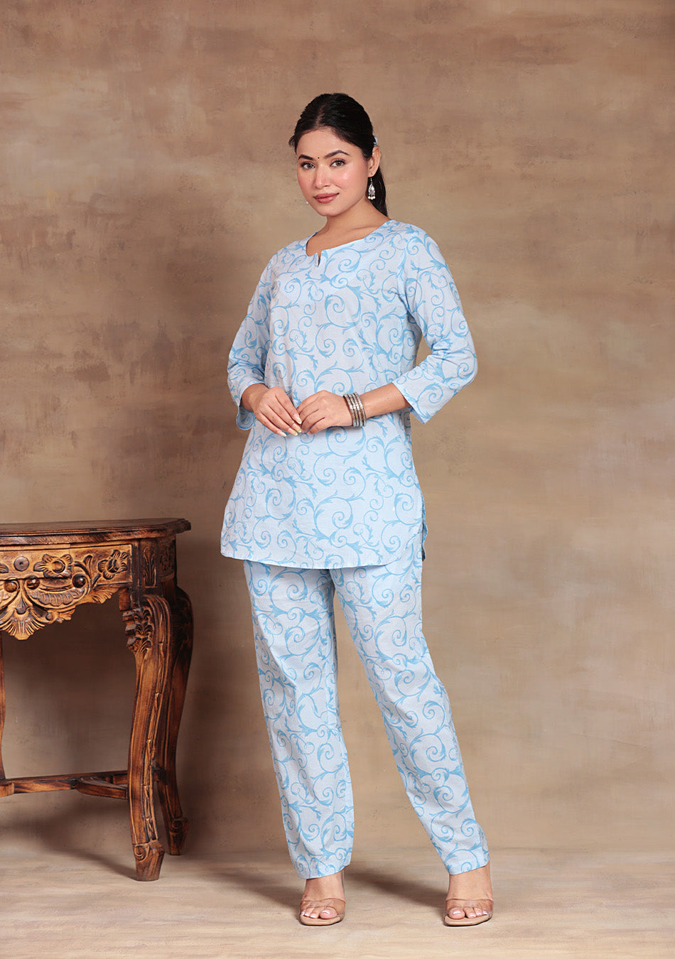 Sky Serenity Night Suit