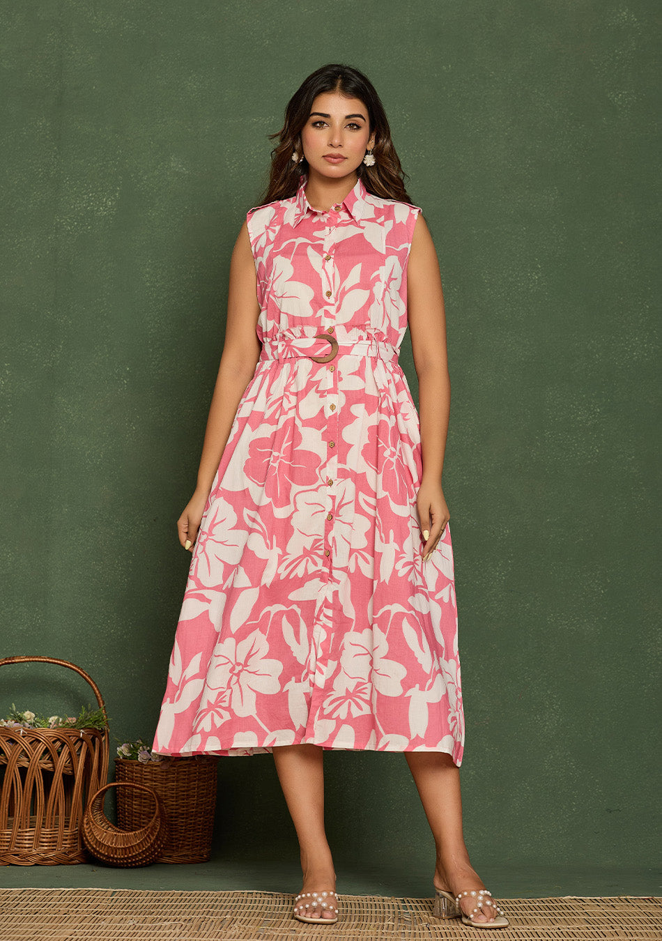 Rose Floral Aura Dress