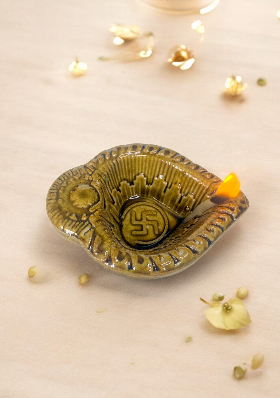 Sage Swastic Diya Set of 6