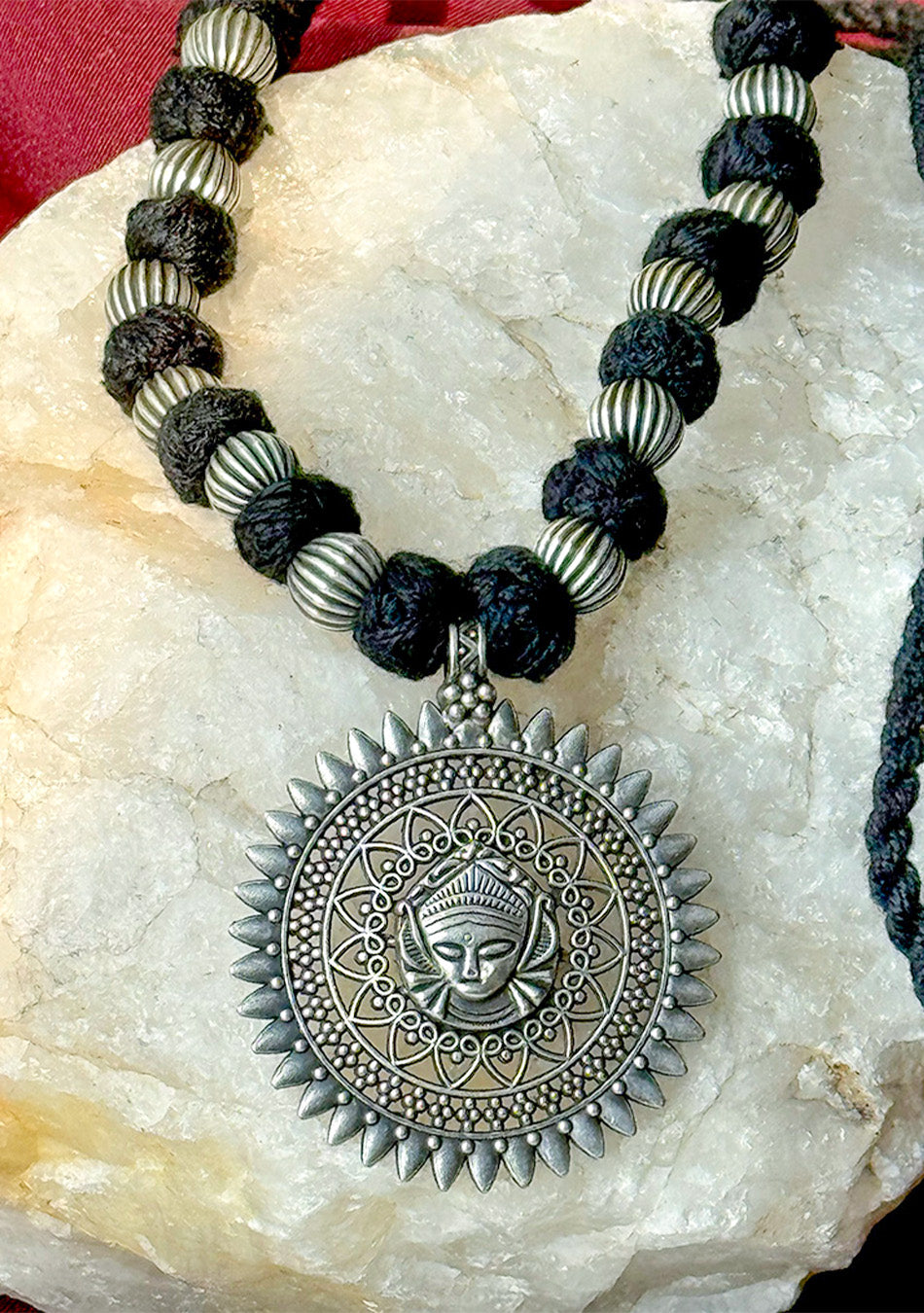 Sun-Kissed Visage Necklace