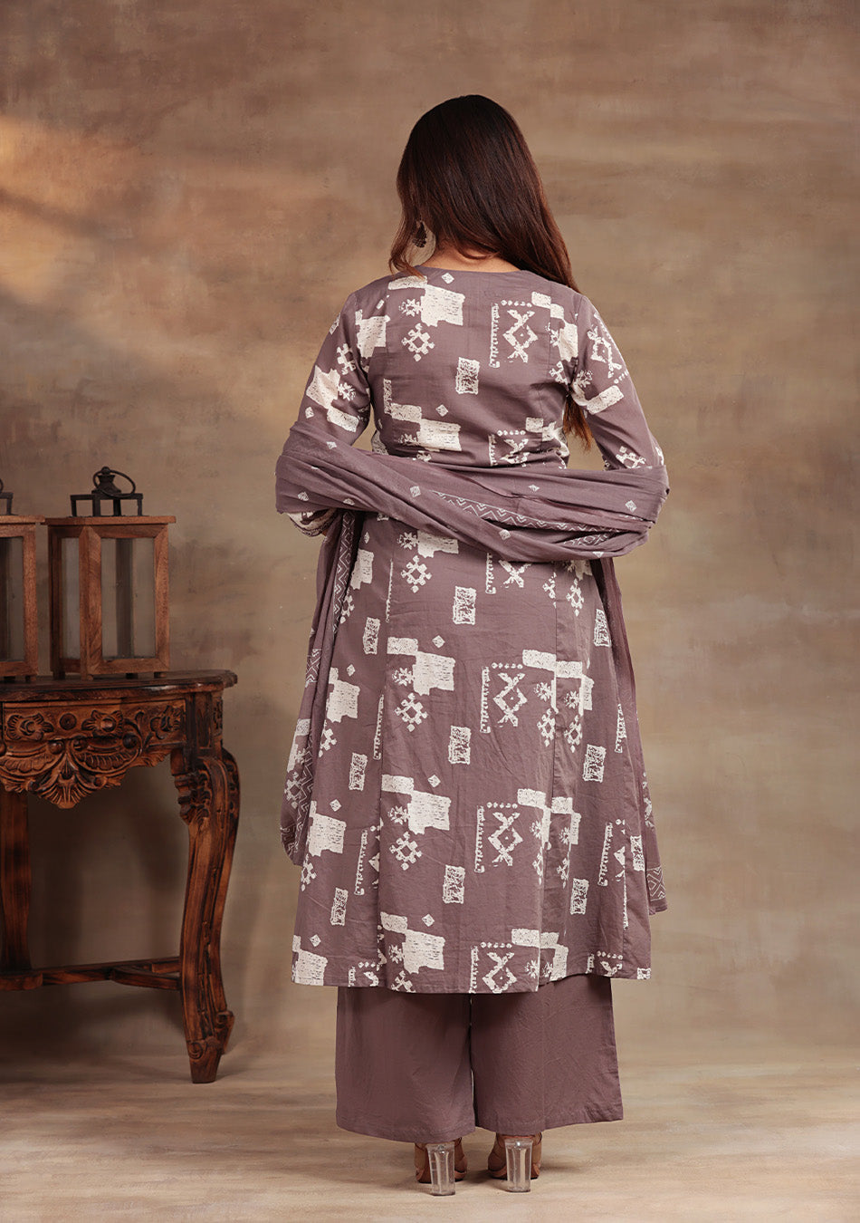 Mocha Grace Suit Set