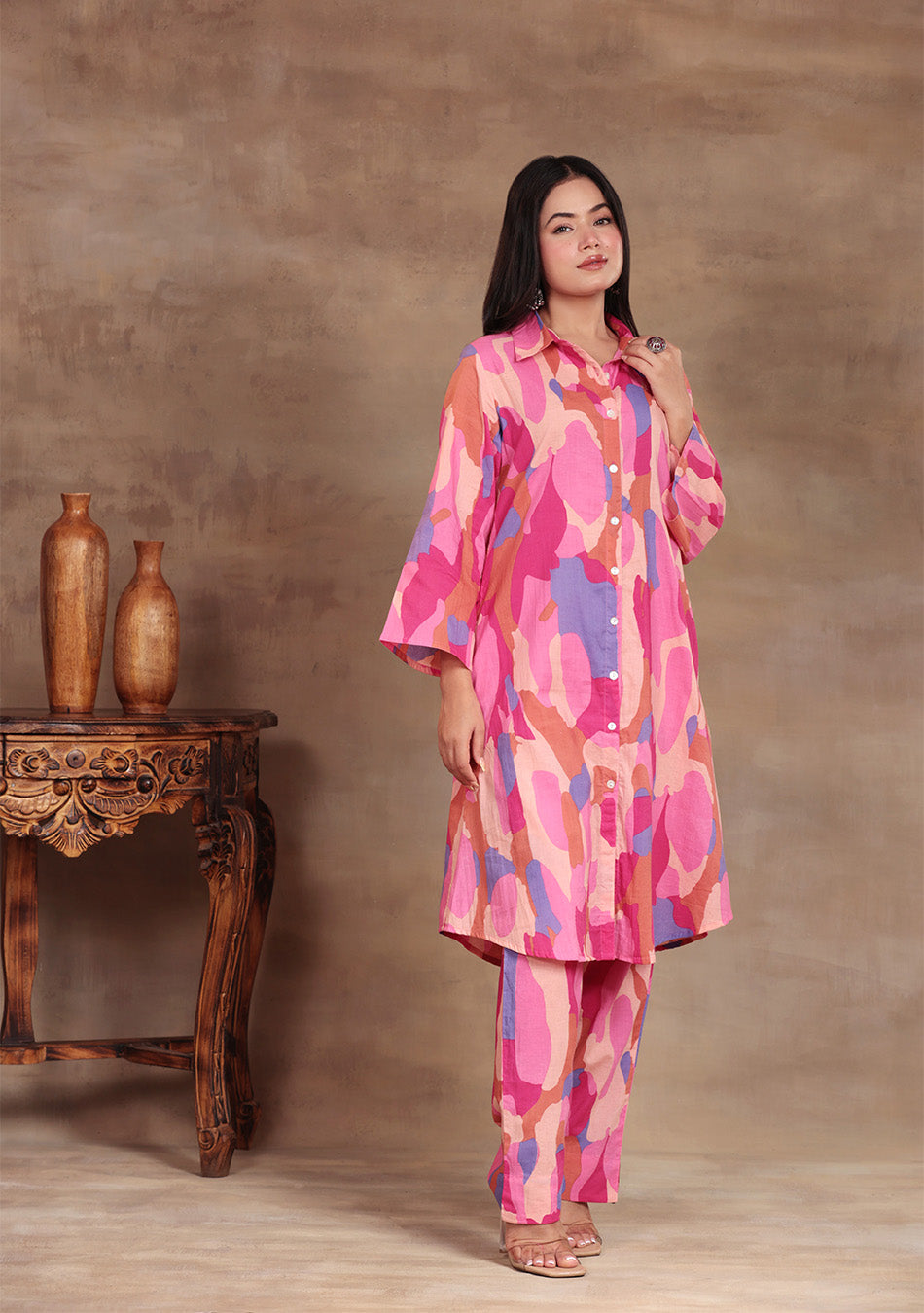 Radiant Brushstroke Co-ord Set