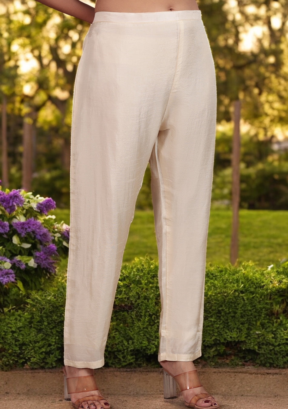 Ivory glow Zardozi Suit Set