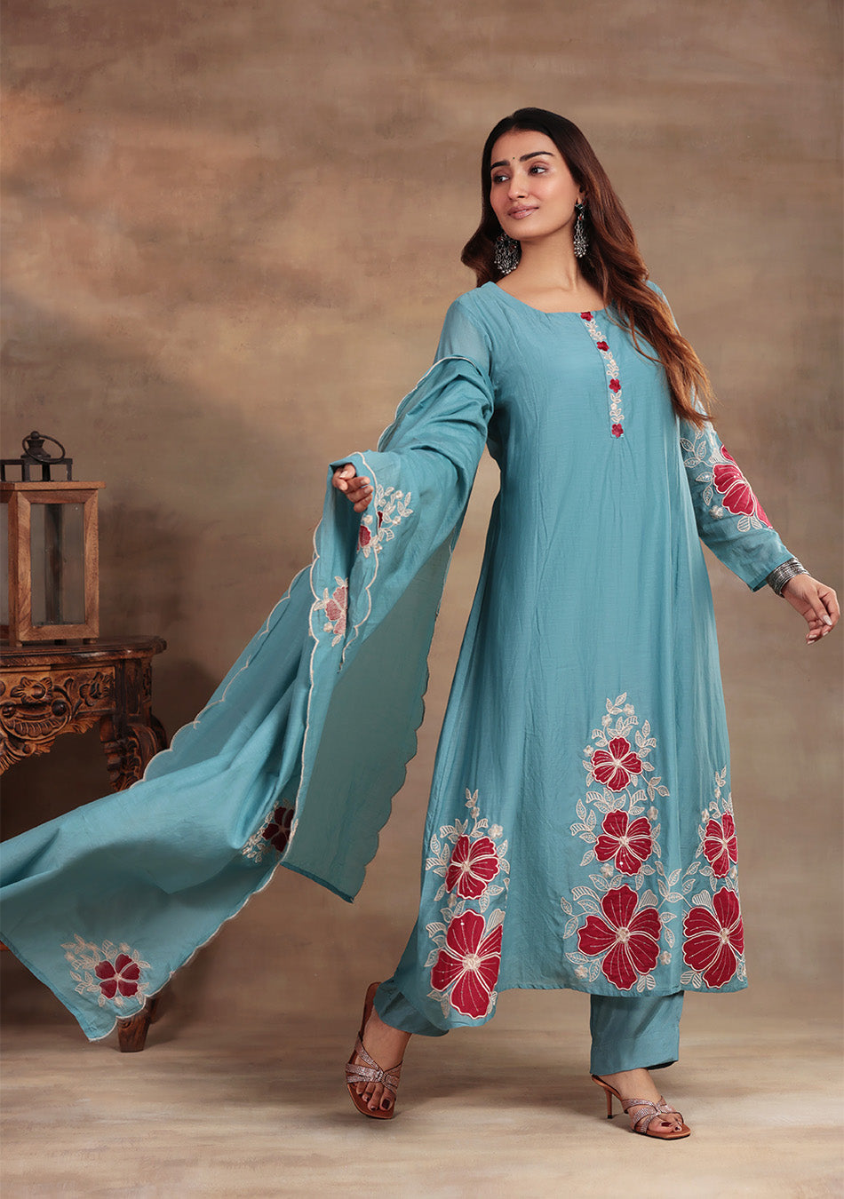 Seaside Bloom Suit Set