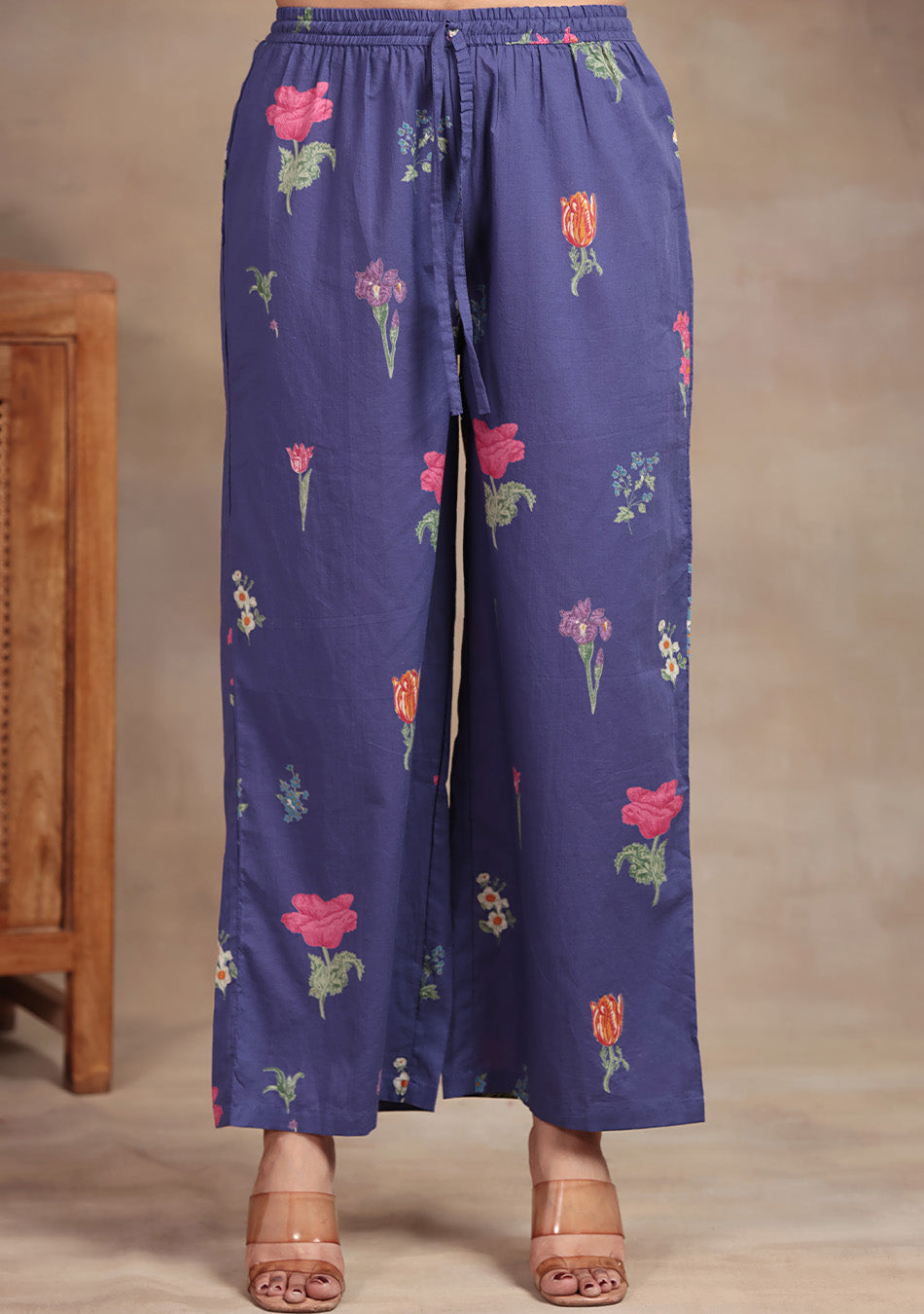 Royal Flora Palazzo suit Set