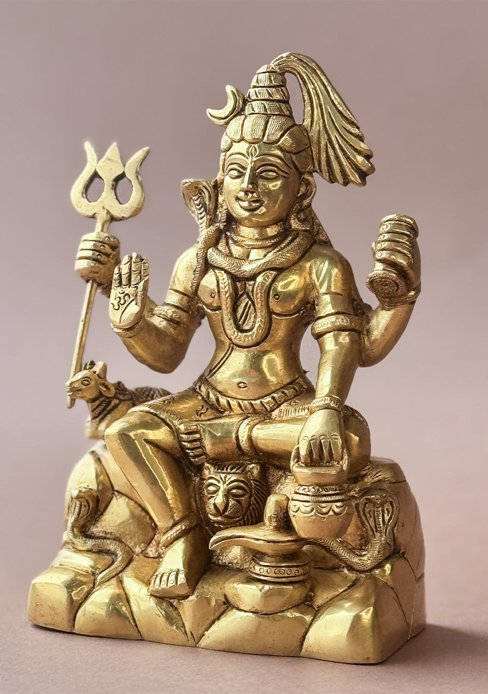 Antique Brass Tapasvi Mahadev