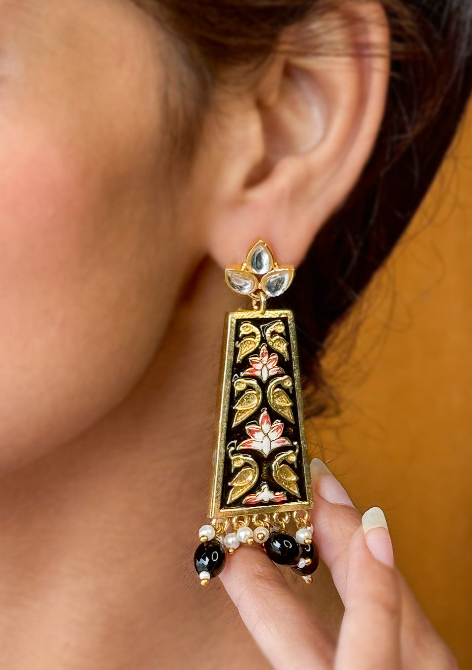 Raat Rani Meena Earrings