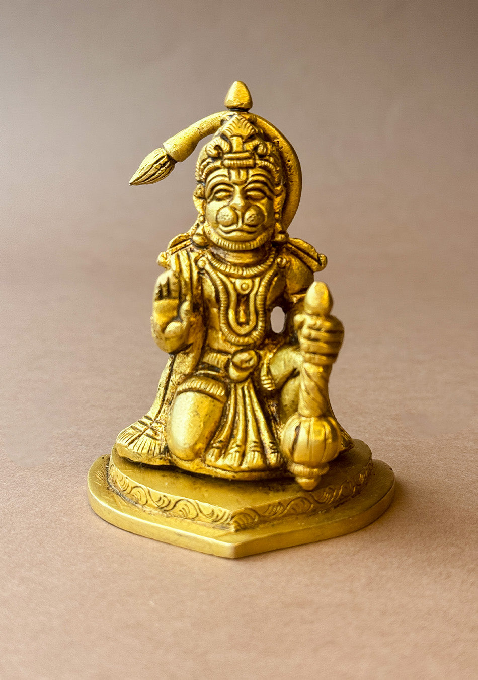 Antique Brass Veer Hanuman