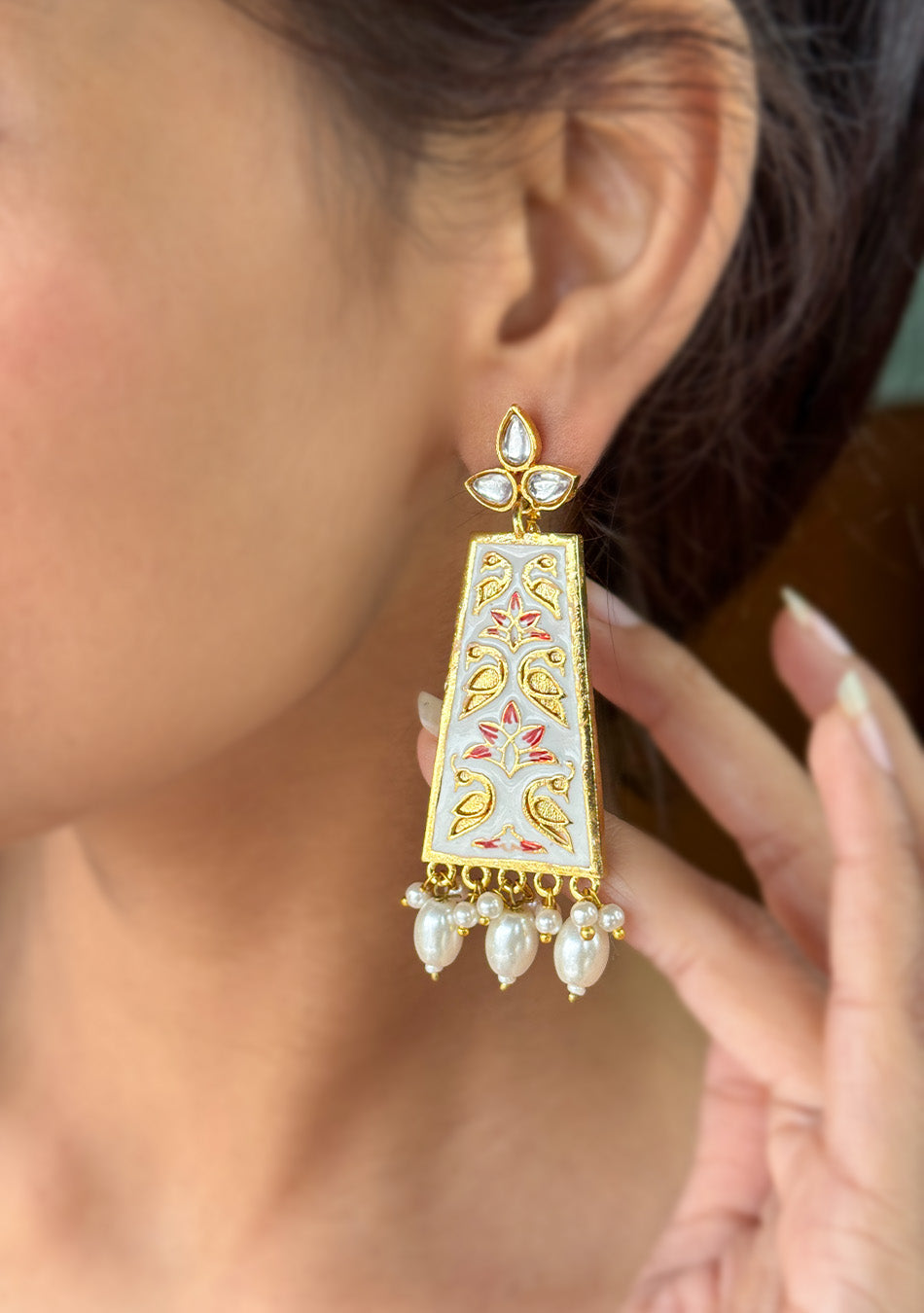 Aabha Meena Earrings