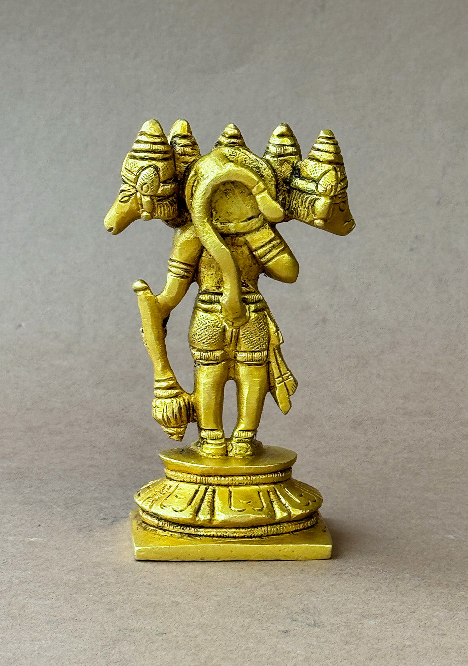 Antique Brass Panchamukhi Hanuman