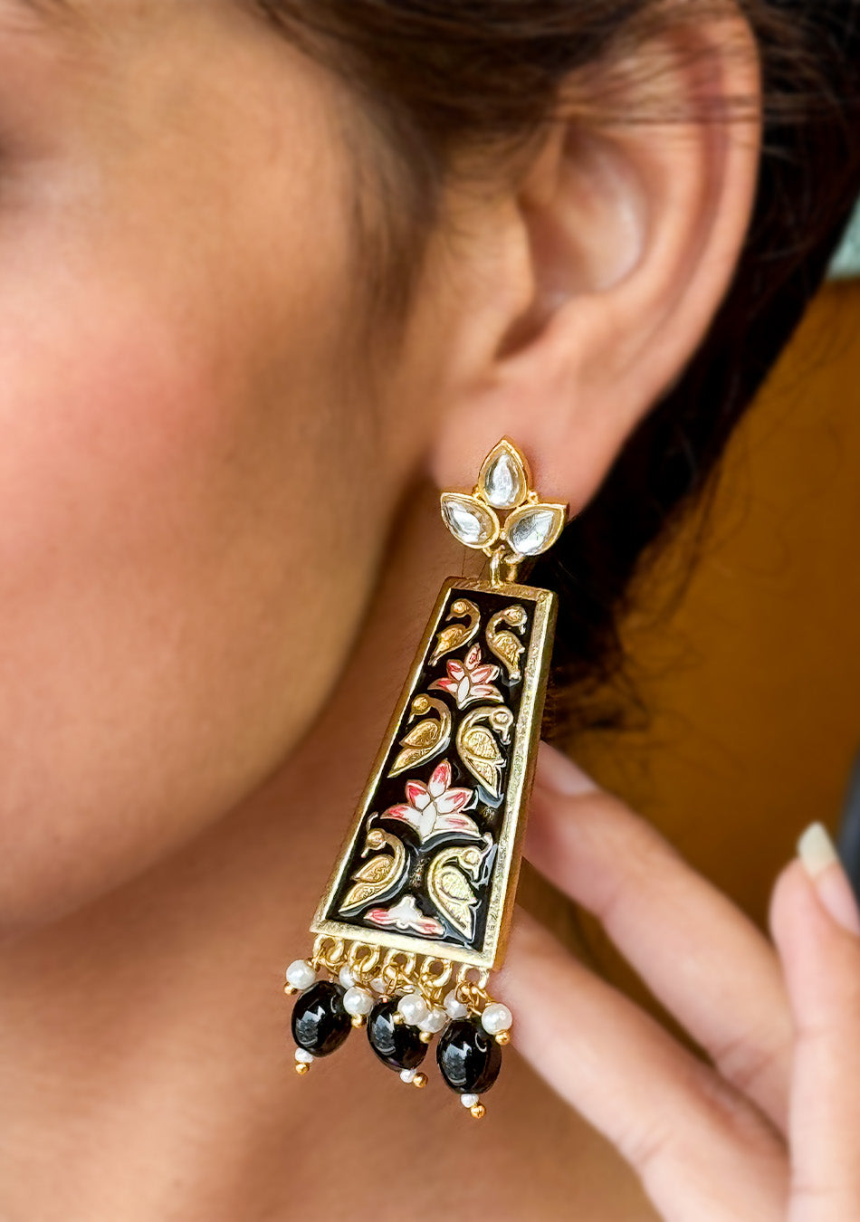 Raat Rani Meena Earrings