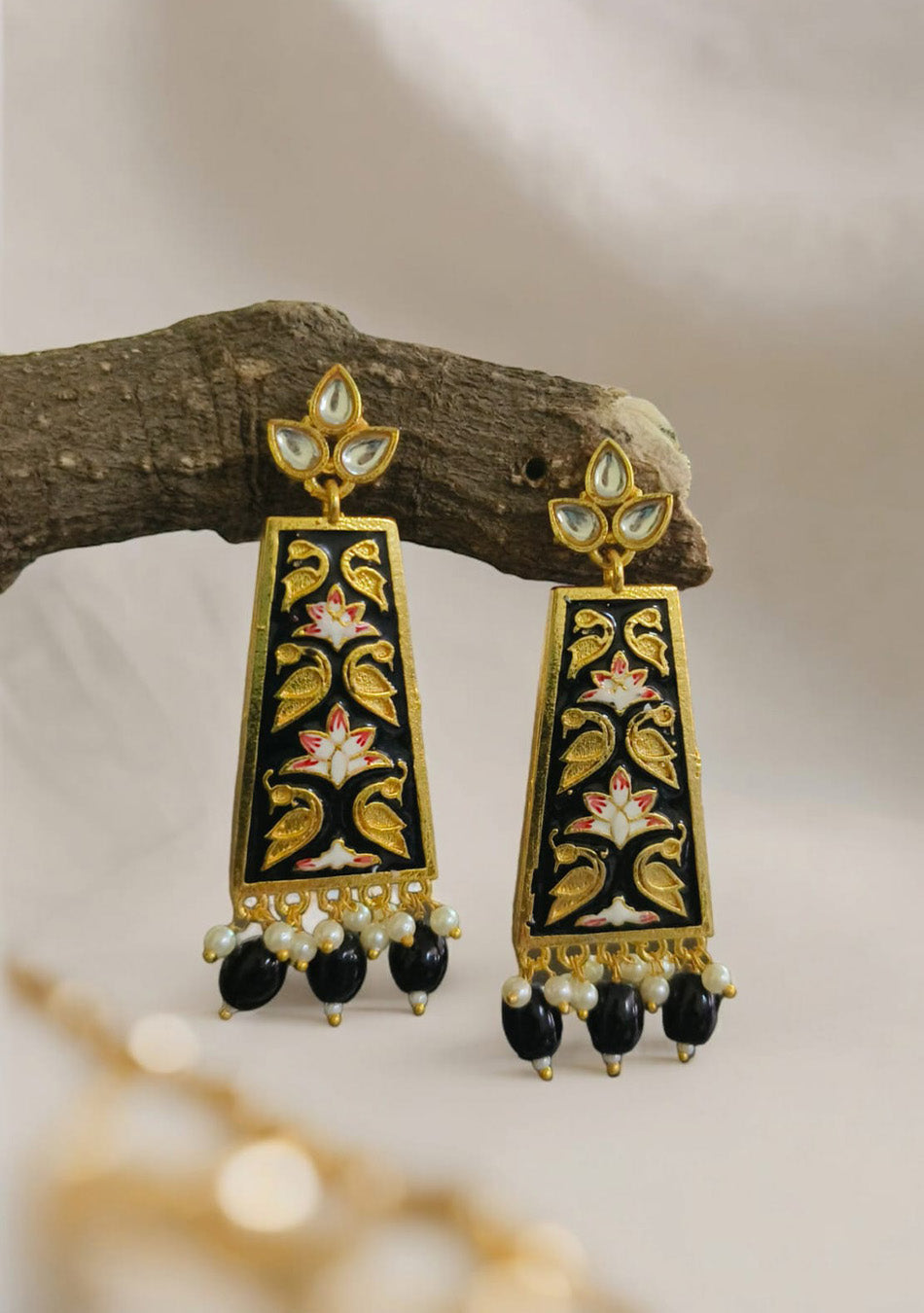 Raat Rani Meena Earrings