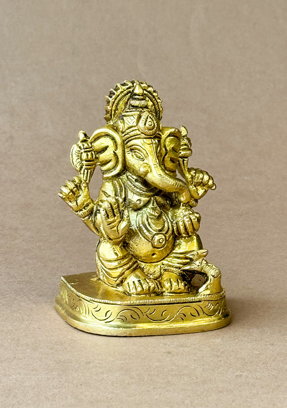 Antique Brass Auspicious Ganesha