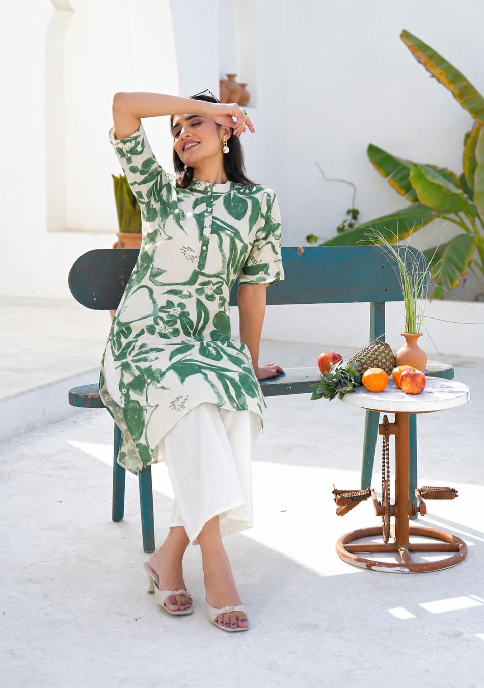 Aravalii Paradise Leaf Kurta