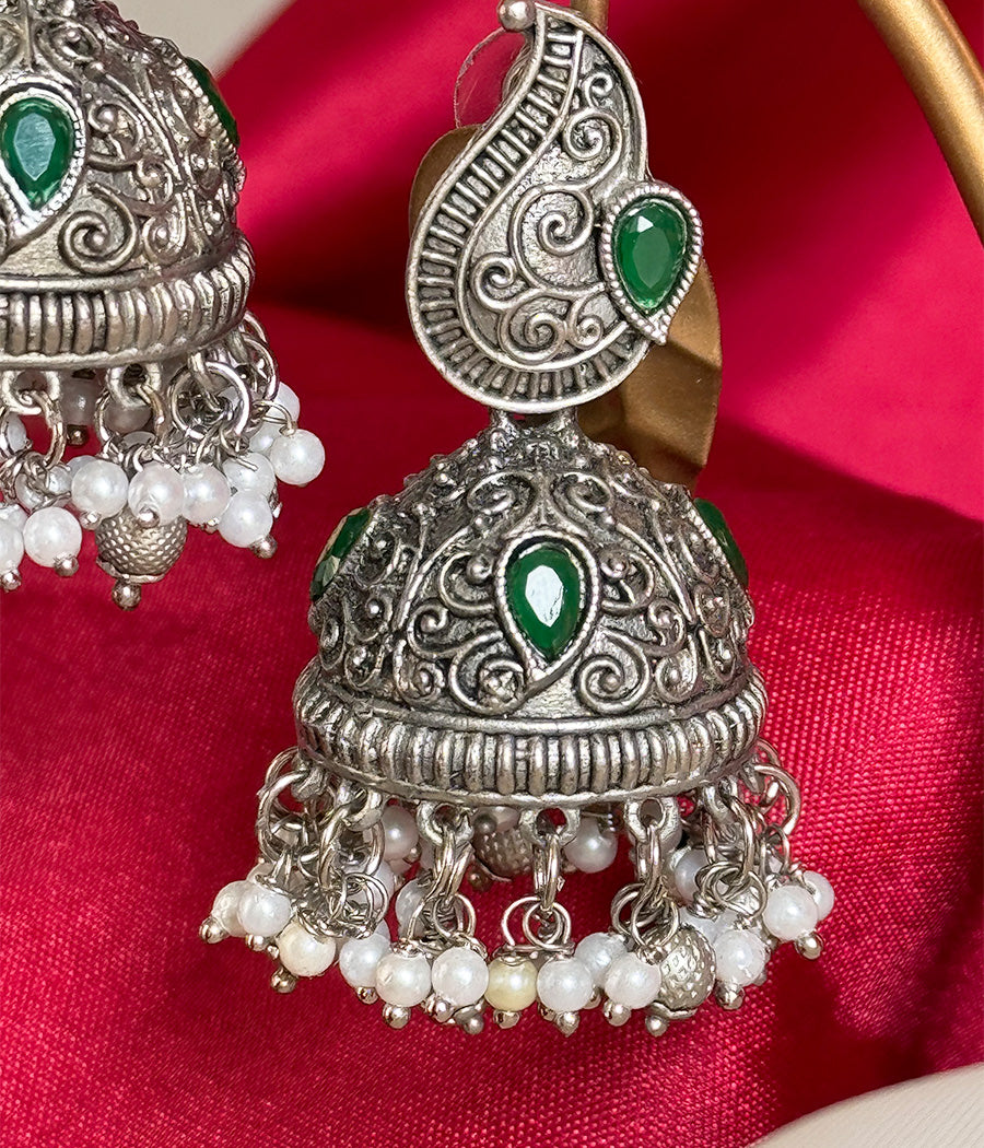 Paisley Jade Jhumka