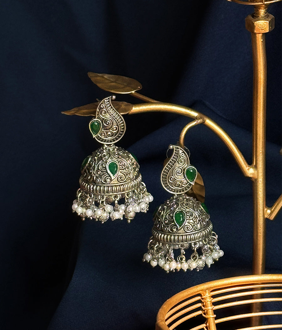 Paisley Jade Jhumka