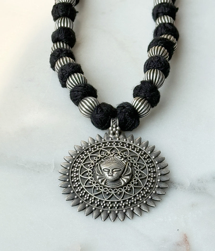Sun-Kissed Visage Necklace