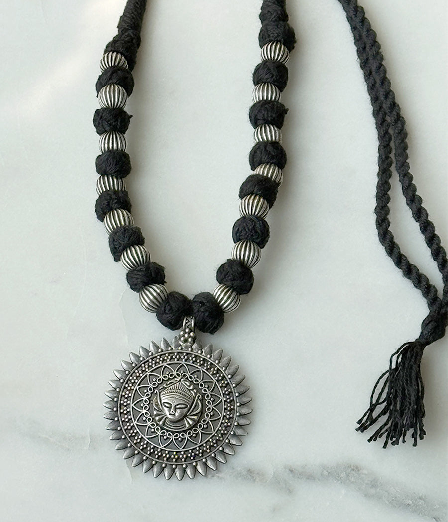 Sun-Kissed Visage Necklace