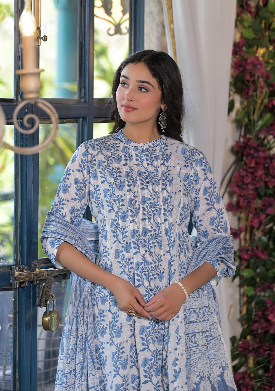 Sky Veil Kurta Set