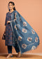 Aravalii Azure Mehraz Suit Set