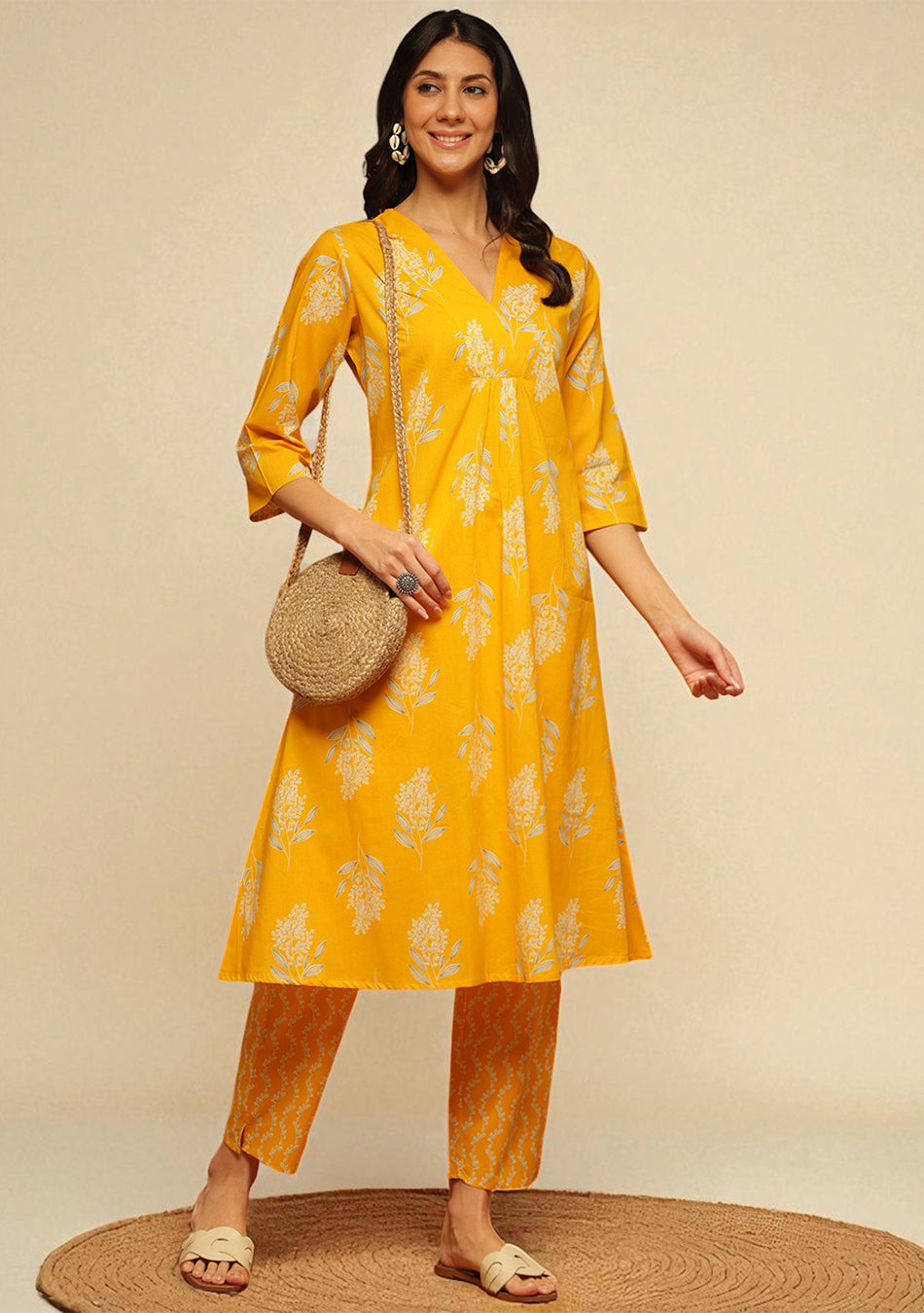 Marigold Charm Kurta Set