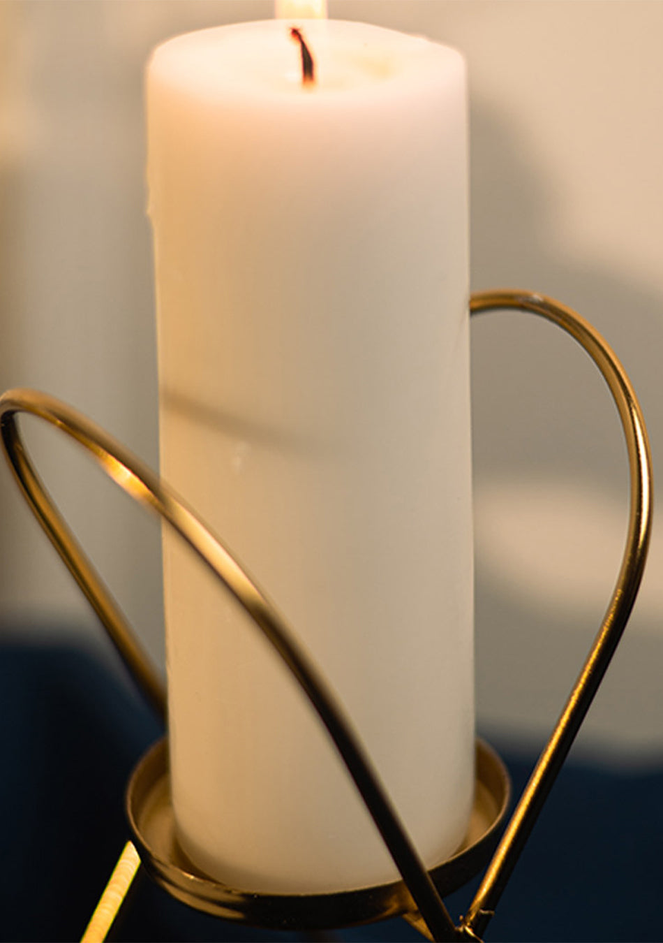 Gold Bud Candle Stand