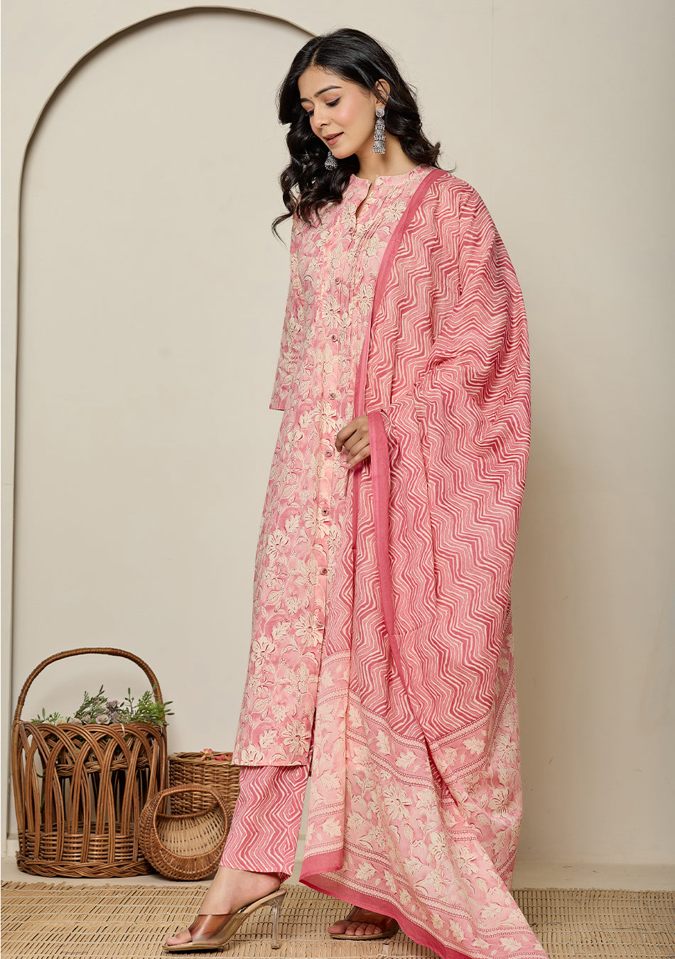 Blush Rose Bloom Suit Set
