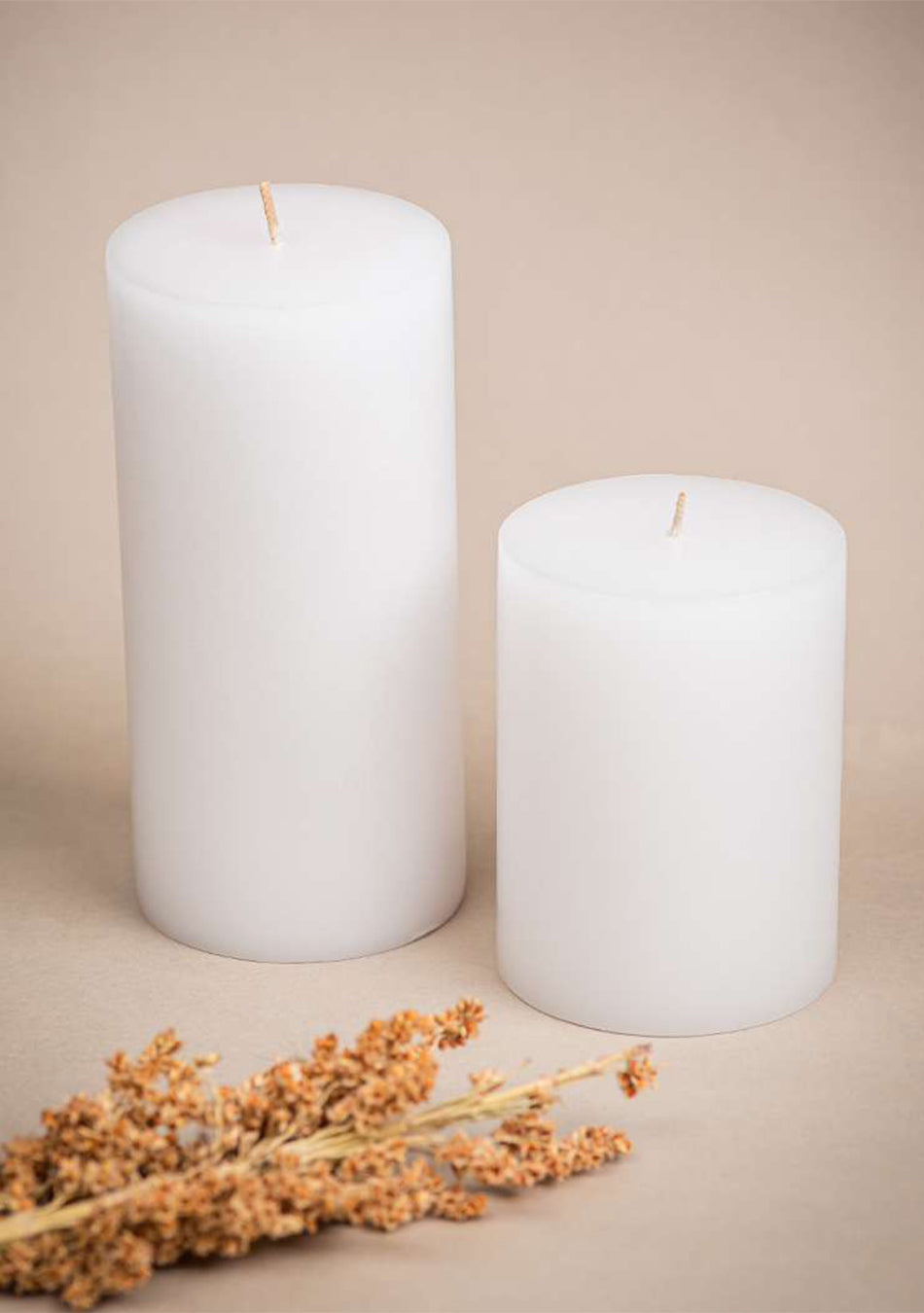 Ivory Candle Set
