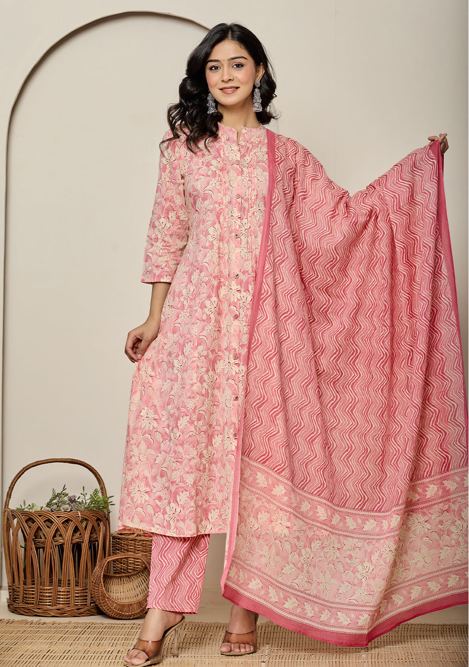 Blush Rose Bloom Suit Set