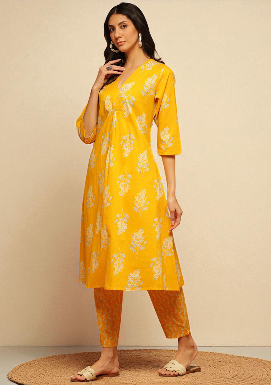 Marigold Charm Kurta Set