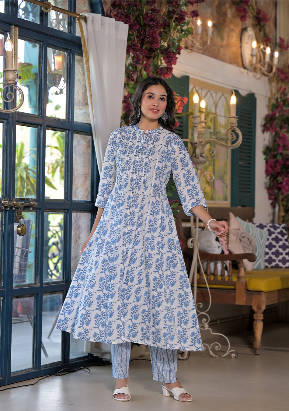Sky Veil Kurta Set
