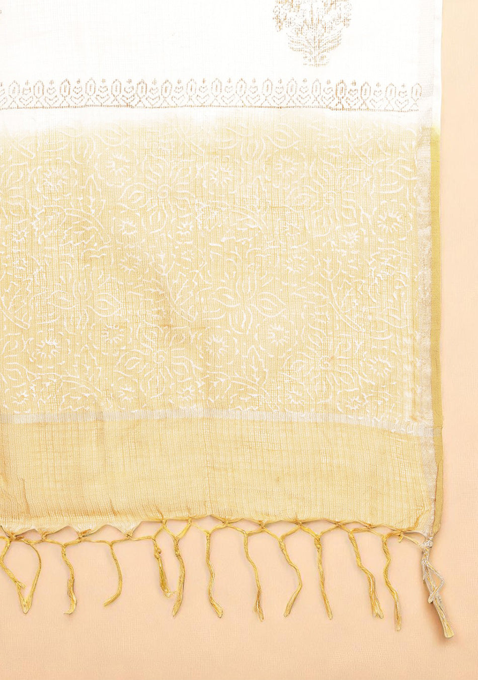 Golden Marigold SUIT SET WITH KOTA DUPATTA