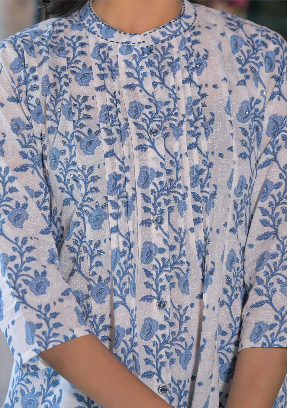 Sky Veil Kurta Set